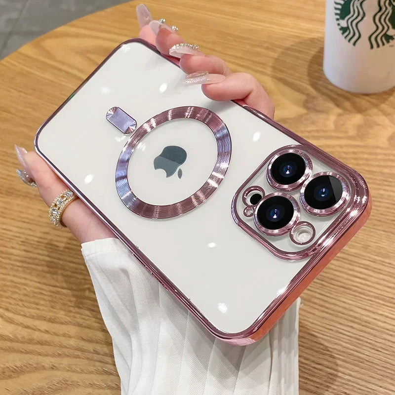 Luxury Plating For Magsafe Magnetic Case