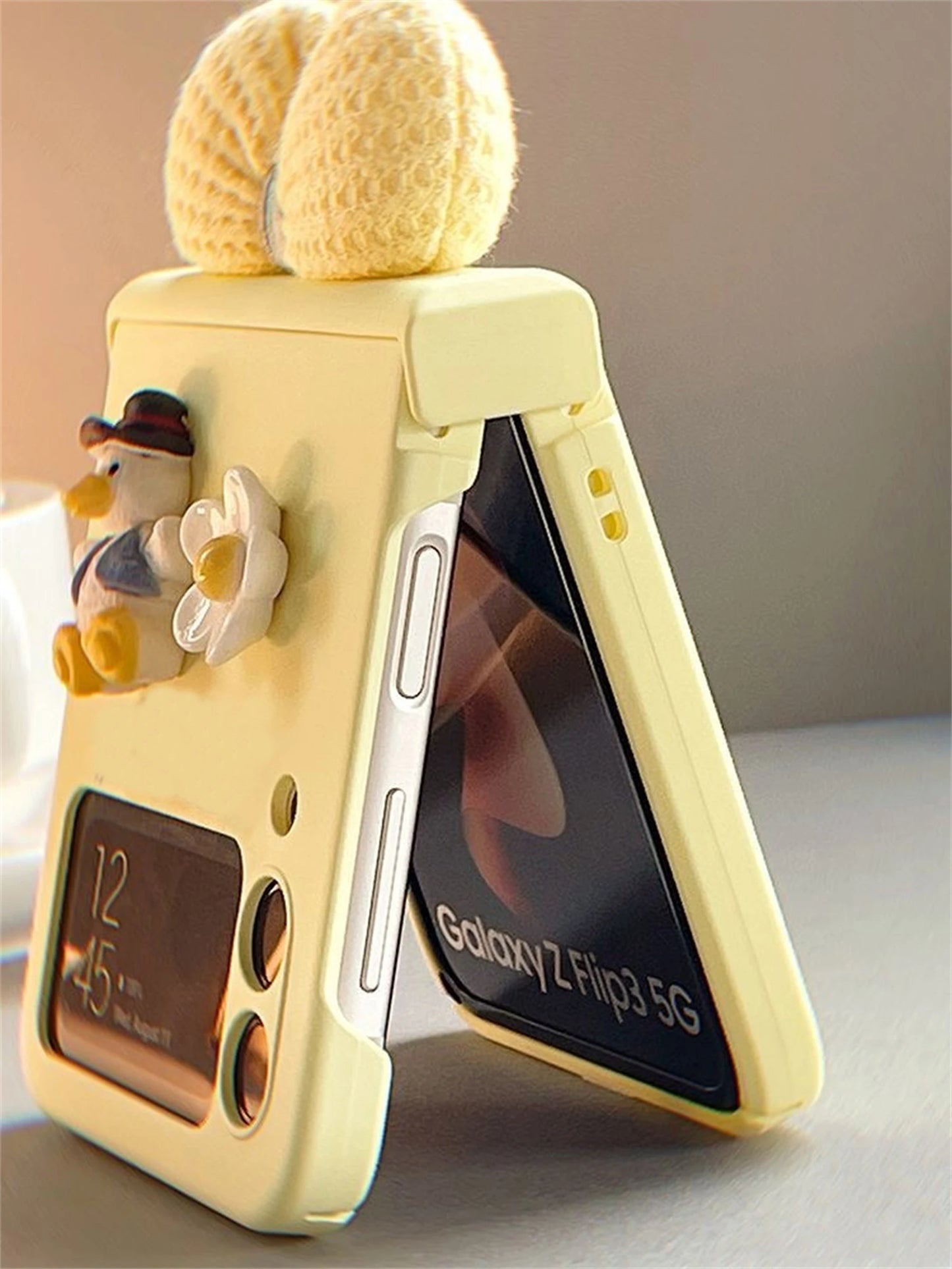 Duck Case for Samsung Galaxy ZFlip 3 ZFlip 4  Cover