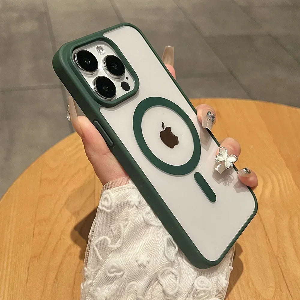 Matte Titanium Magnetic iPhone case