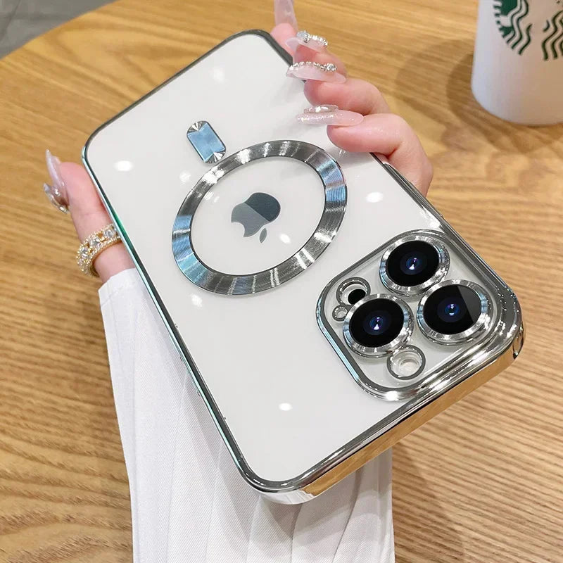 Luxury Plating For Magsafe Magnetic Case