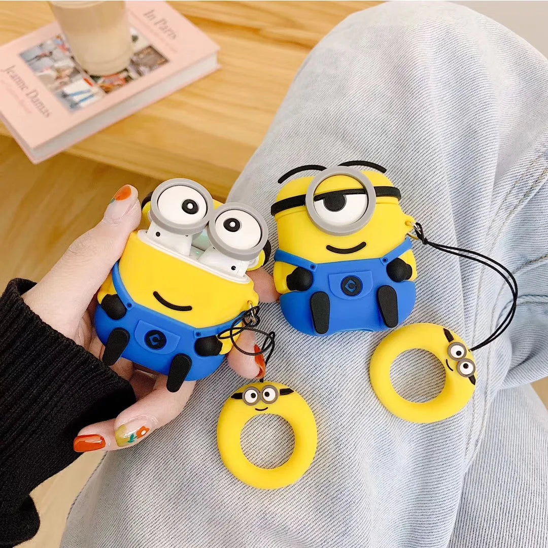 For Airpods 1 2 3 Pro Case Cute Cartoon Silicone Earphone Case Accessories Cover