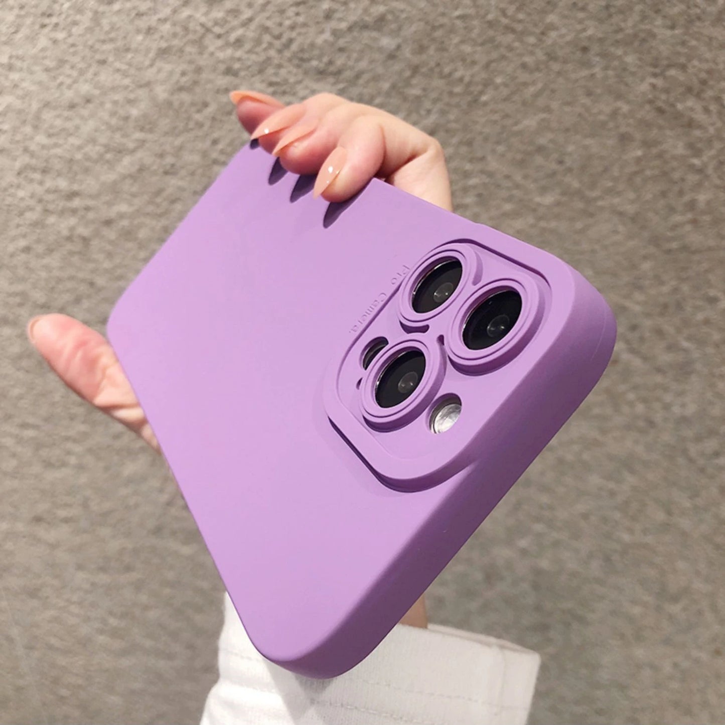 Soft Matte Purple Phone Case