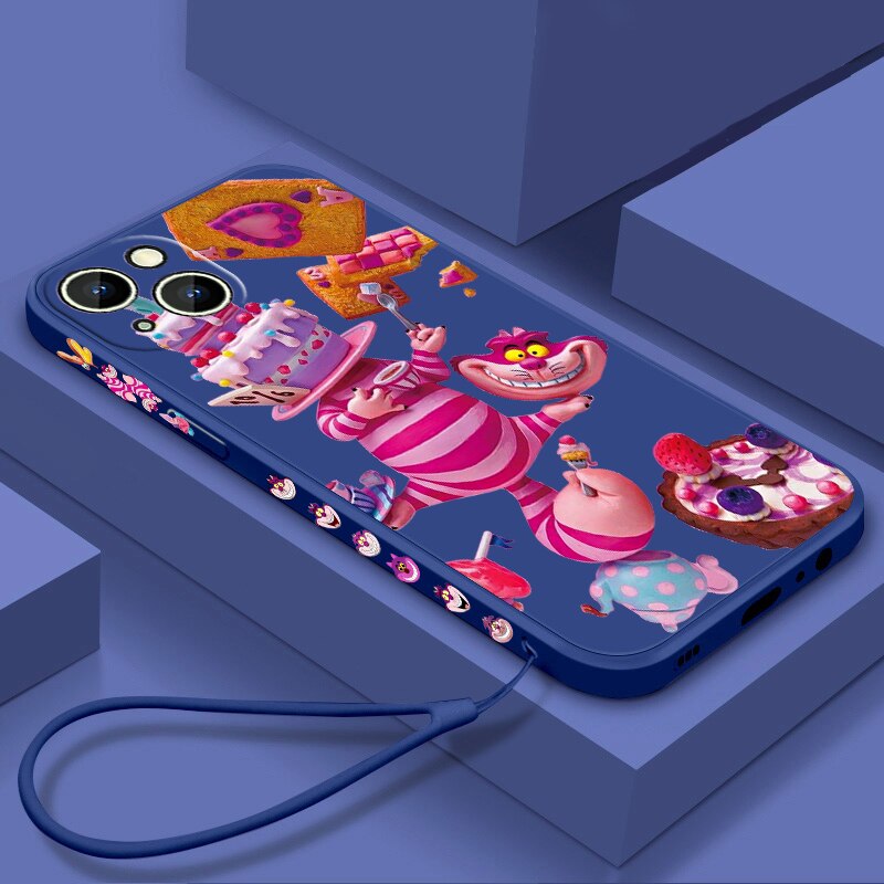 Cute iPhone 14 13 12 Pro Max Plus Liquid Phone Case Cover