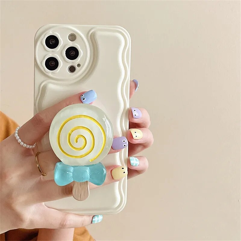 Phone Griptok Ring Holder Stand For iPhone Accessories Cute Phone Bracket