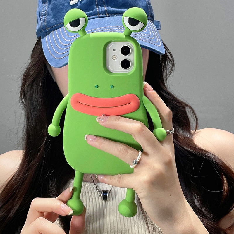 Phone Case For iPhone 14 13 12 Pro Max Cartoon Cute Cover