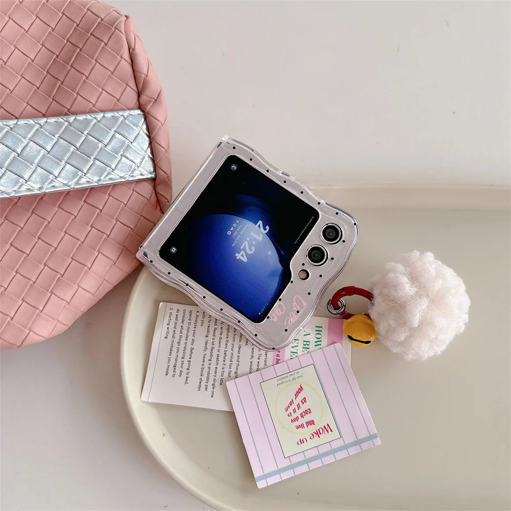 Cute Phone Case For Samsung Galaxy Z Flip 5 4 3 Cover