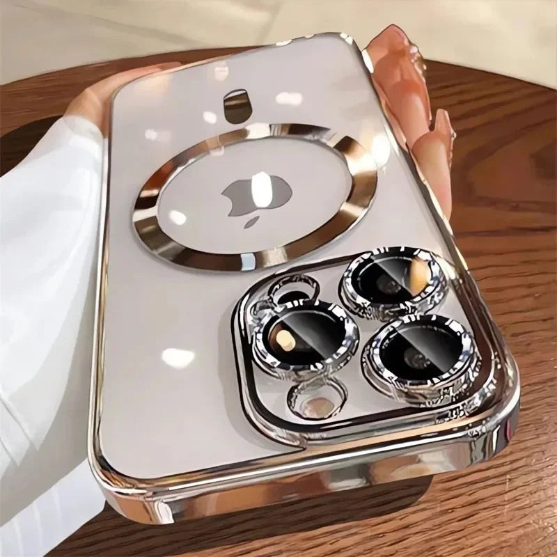 Luxury Plating For Magsafe Magnetic Case