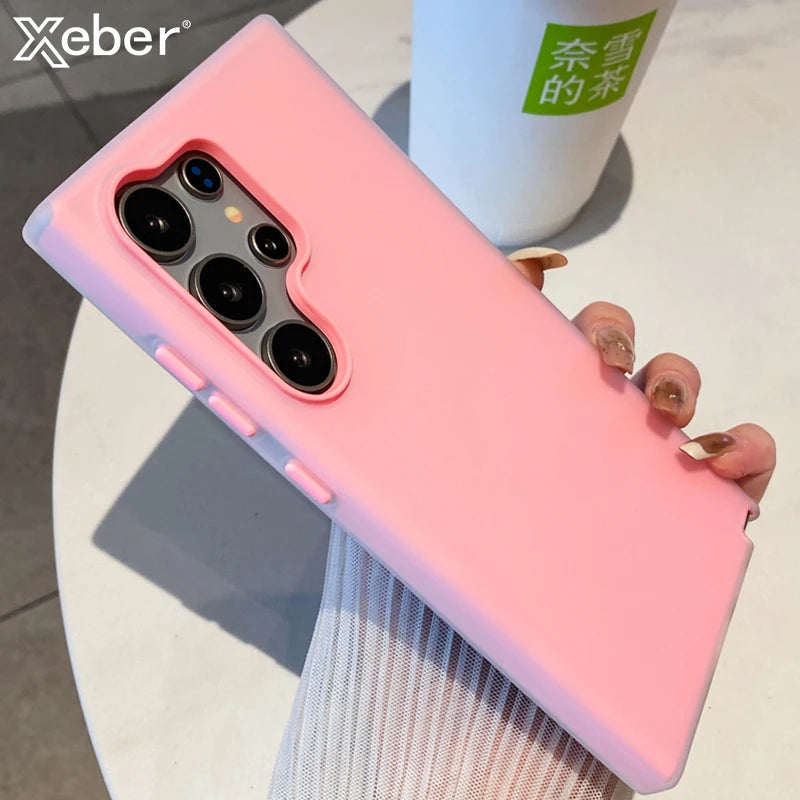 Candy Color Matte Phone Case For Samsung Galaxy