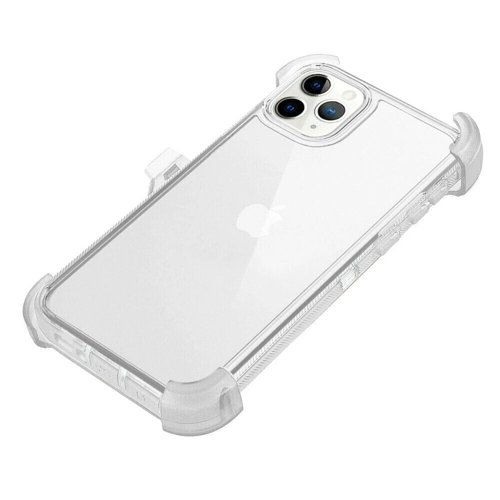 3IN1 For iPhone 15 13 12 14Pro Max Plus Clear Shockproof Case Cover - JSK Cases0JSK Cases