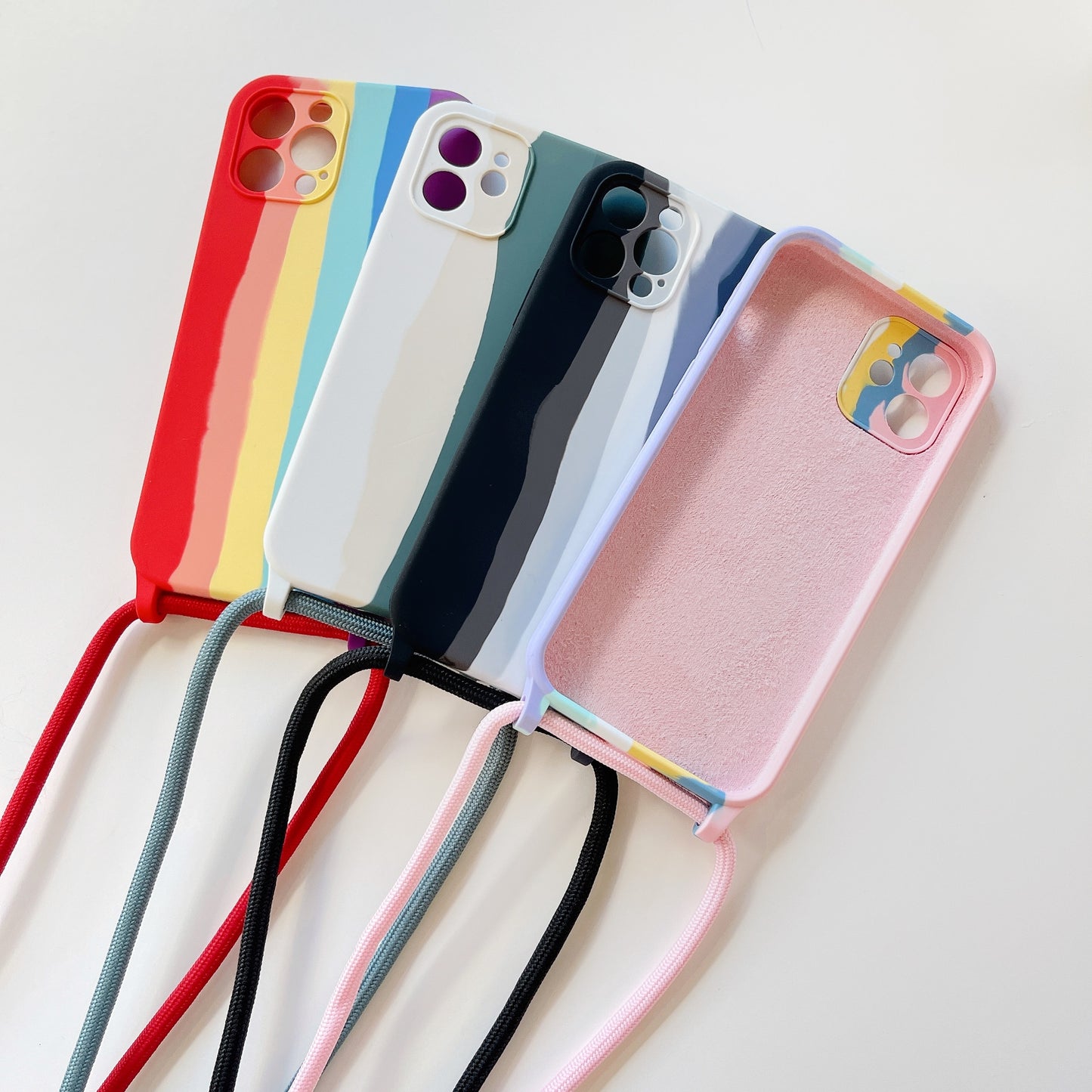 Lanyard Case For iPhone 14 13 12 14 Plus Cover