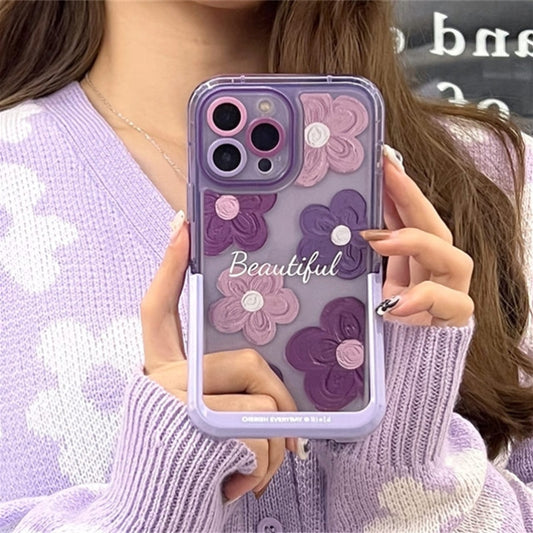 Flower Phone Case For iPhone 14 13 12 Pro Max 14 Plus Cover