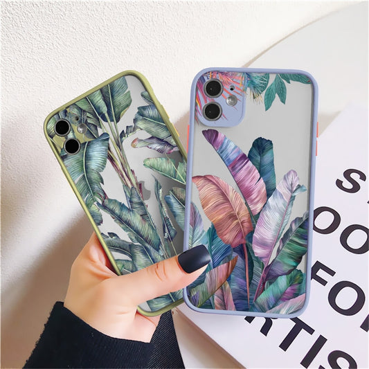 Flower Phone Case for iphone 12 13 14 Pro Max 14 Plus Back Shockproof Cover