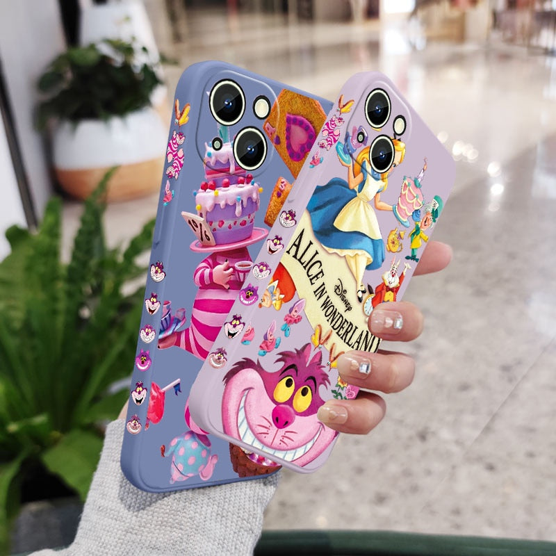 Cute iPhone 14 13 12 Pro Max Plus Liquid Phone Case Cover